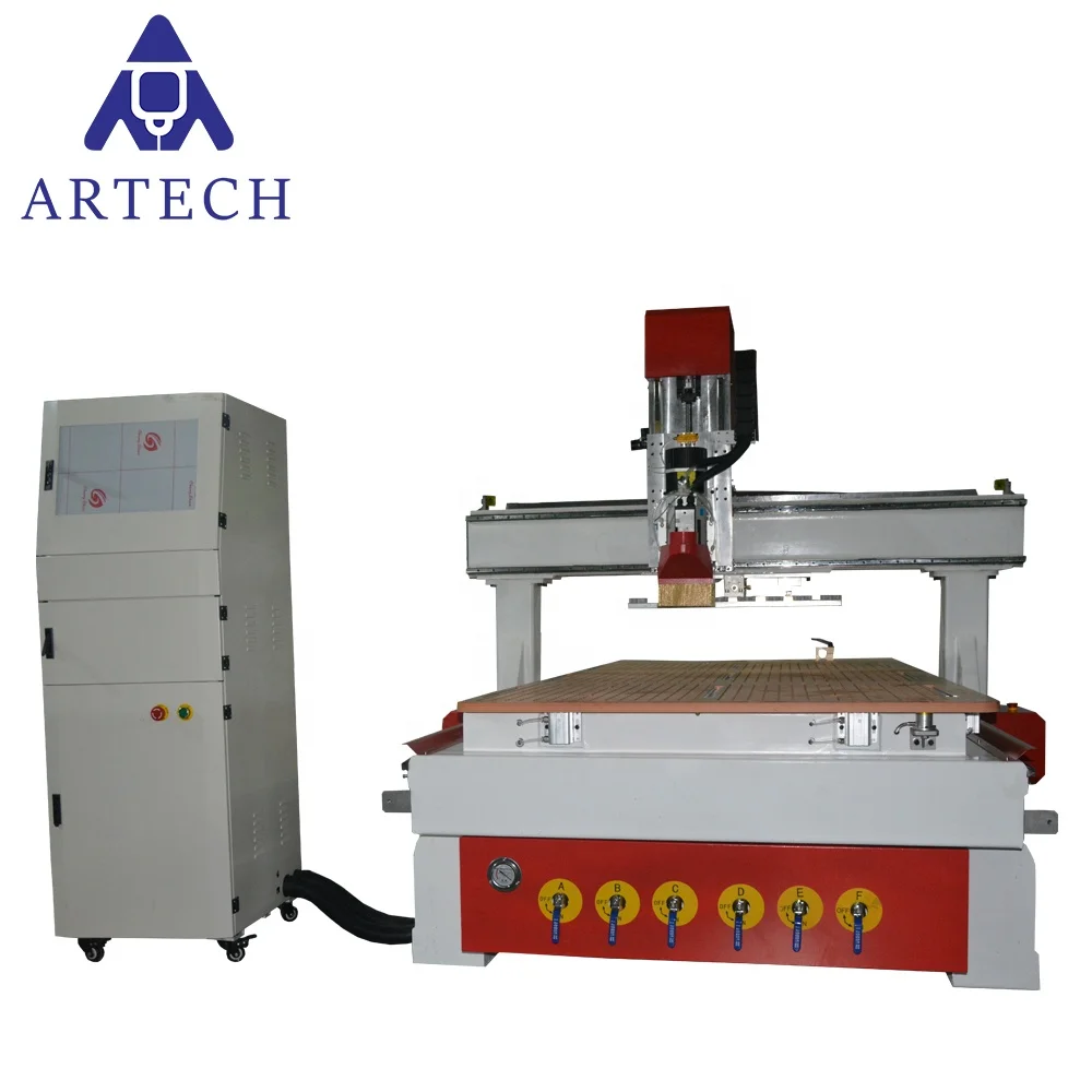 1325  water  cooling spindle  cnc  woodworking  machine  for wood aluminum cutting and engraving