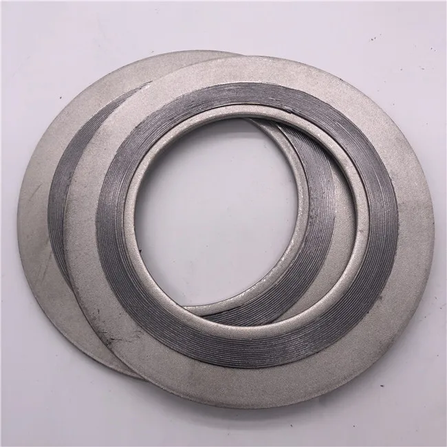 High quality flexible gaskets cheap 304/316 stainless steel filled graphite inner and outer ring spiral wound gasket