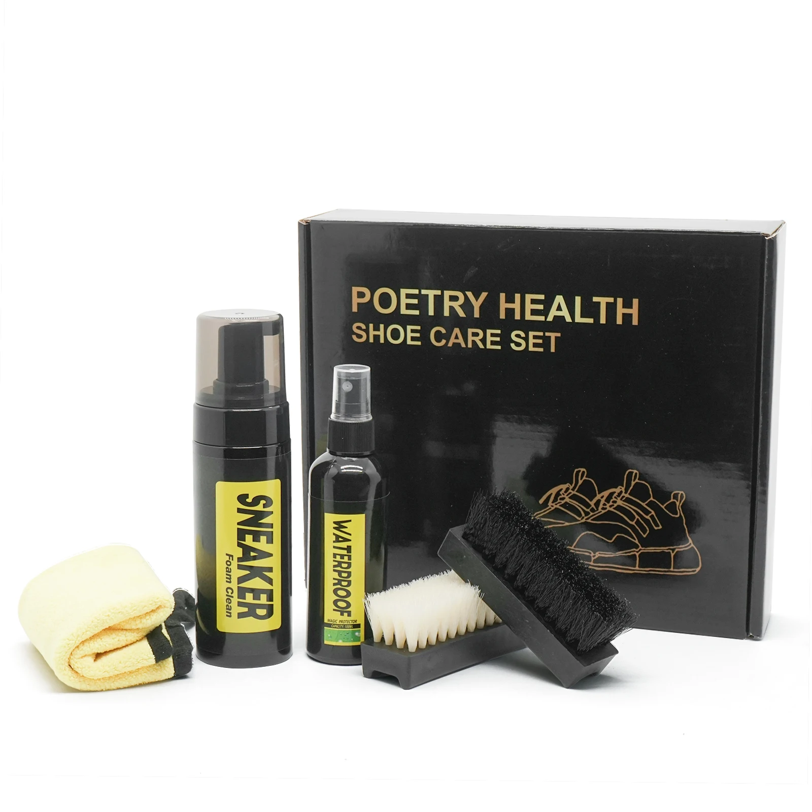 Premium Sneaker Cleaner Kit for Tennis, Leather, Canvas,Shoe
