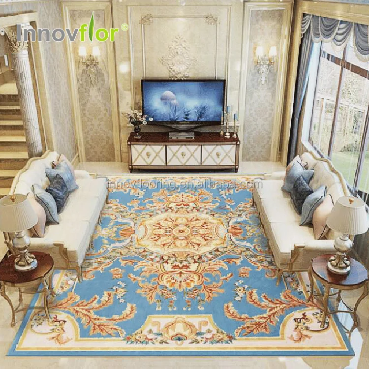 Innovflooring Tapetes 3d Rug Non Stick Rug On Carpet Pads Rug Carpet Blue For Bedroom