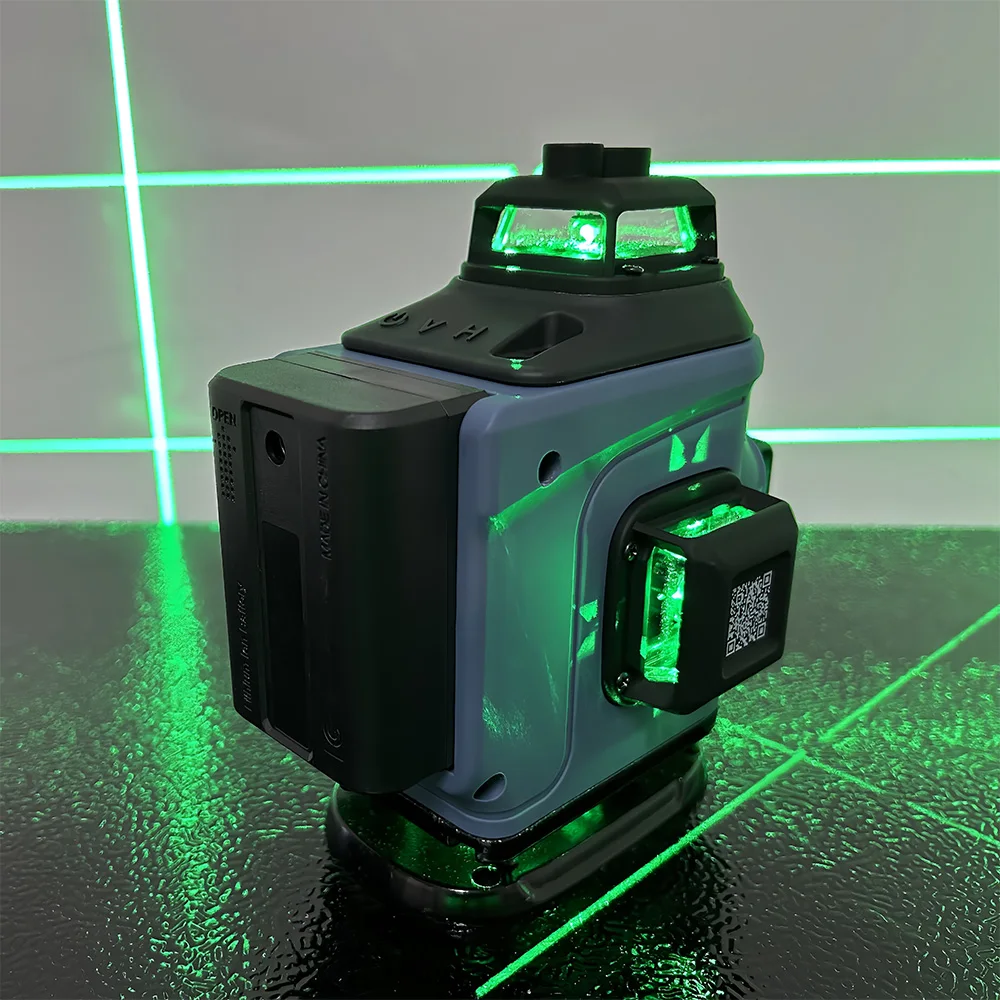 New 16 lines Green Self-Leveling 4D laser level Mobile phone control