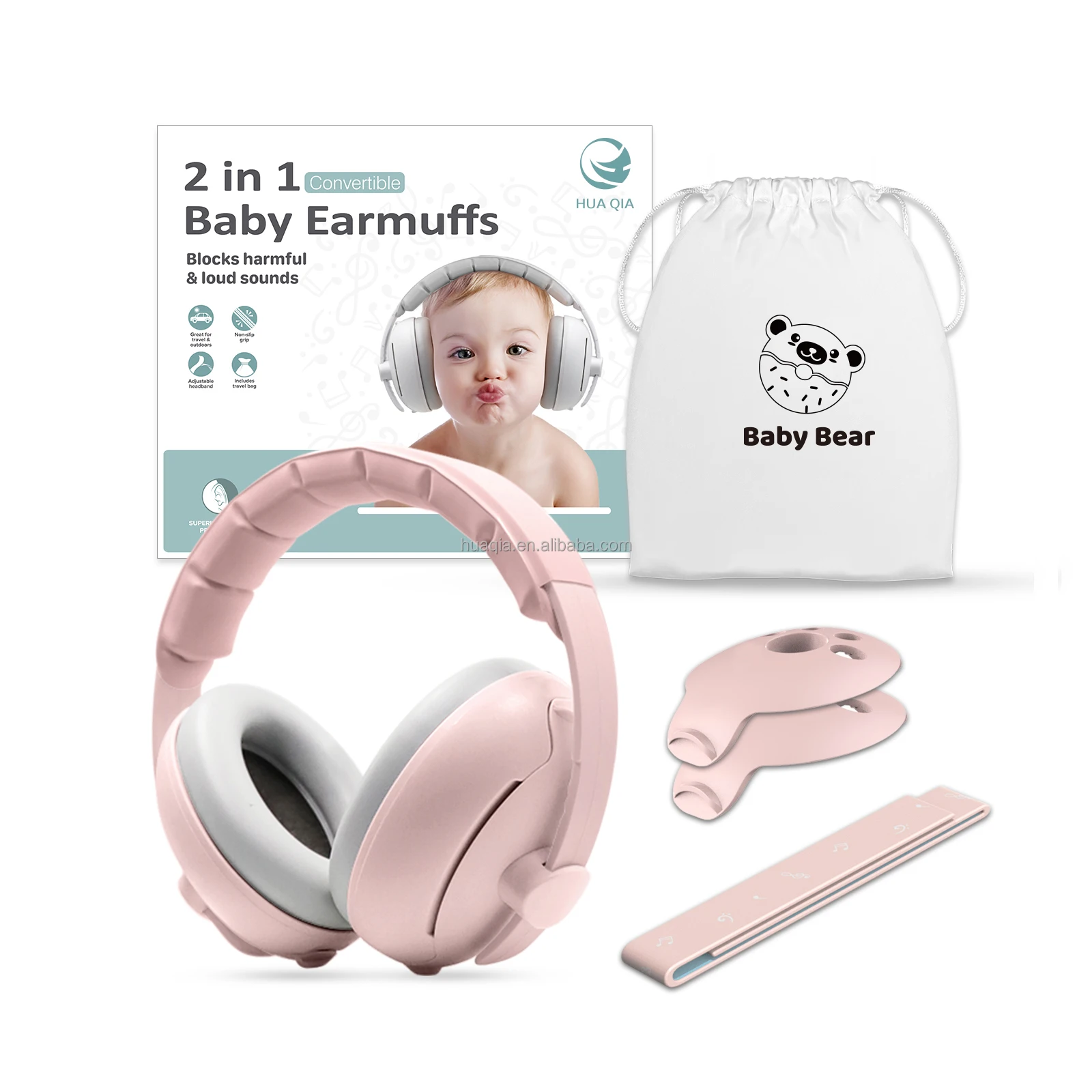 2 in 1 baby ear muff Sleep Earmuff Noise Reduction earmuffs Baby Ear Protection Hearing Protection For Babys kids ear protection