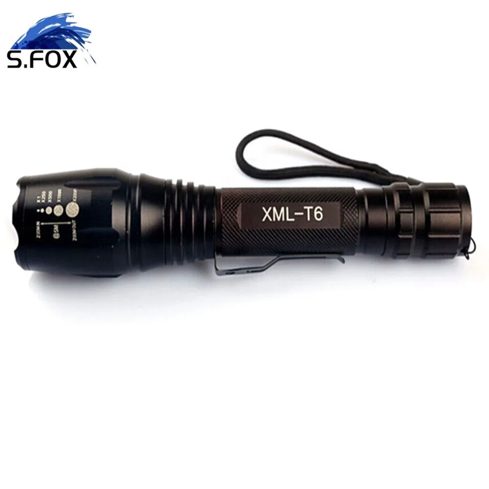 Super Power Bright Aluminum Military 1200 Lumen Rechargeable Best Tactical Torch Lamp Most Powerful LED Flashlight