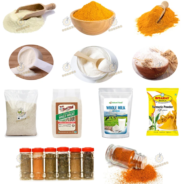 Best Quality chemical powder filling machine for bottle product