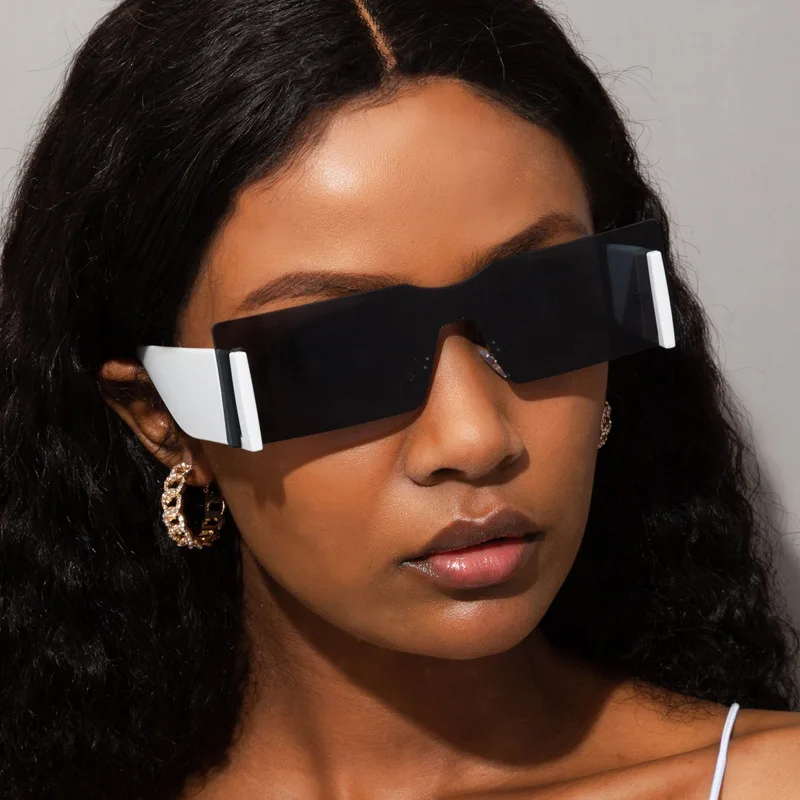 JOJO Fashion Trendy Polarized Rimless Square UV400 Sun Glasses Eyewear Sunglasses