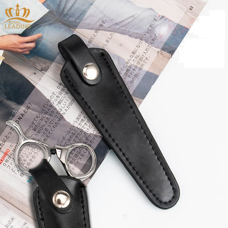 High Quality Leather Barber Scissors Sheath Hair Scissors Holster For 6 Inch Scissors