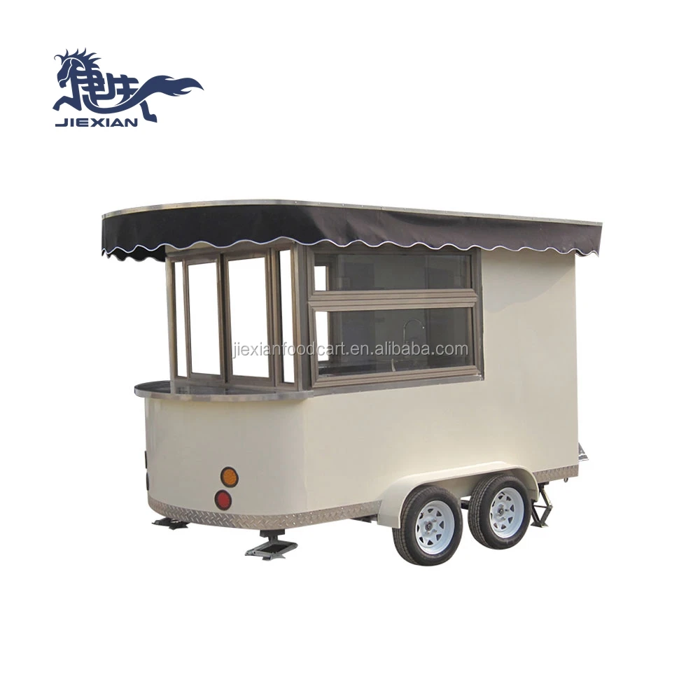 JX-CR320  vintage coffee cart / mall kiosk design commercial coffee cart /  mobile coffee carts kiosk