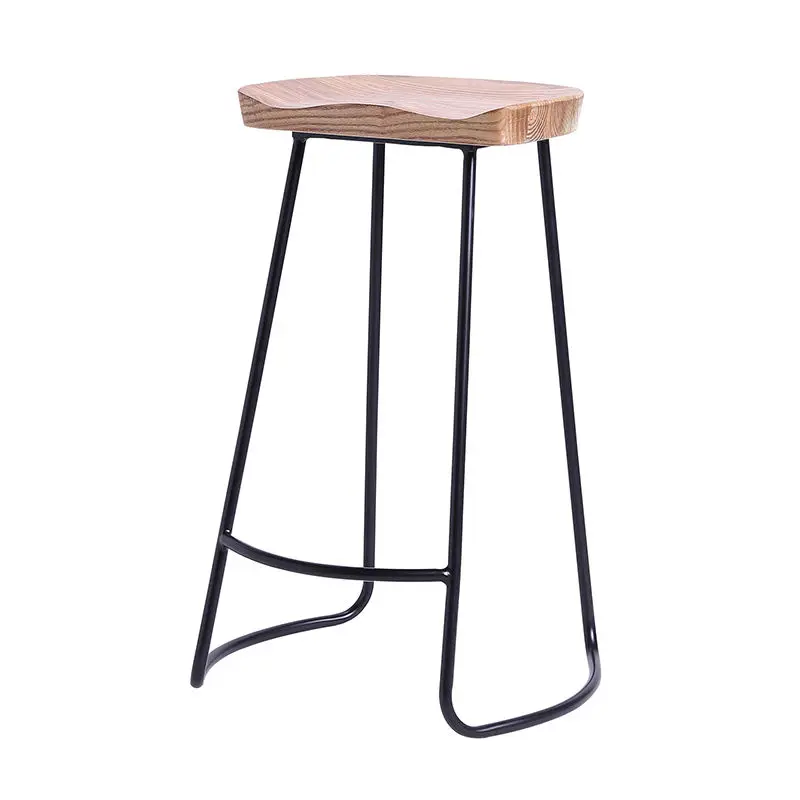 2022 New Design Dining Room Ghost Bar Stool Home Classic Wooden Bar Stool