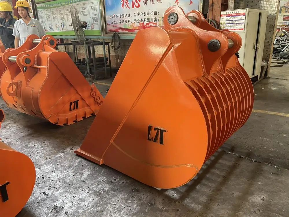 Hitachi-i PC 200 Heavy-Duty Rock Bucket for Construction for 5 Ton Excavator New Condition Discount Price