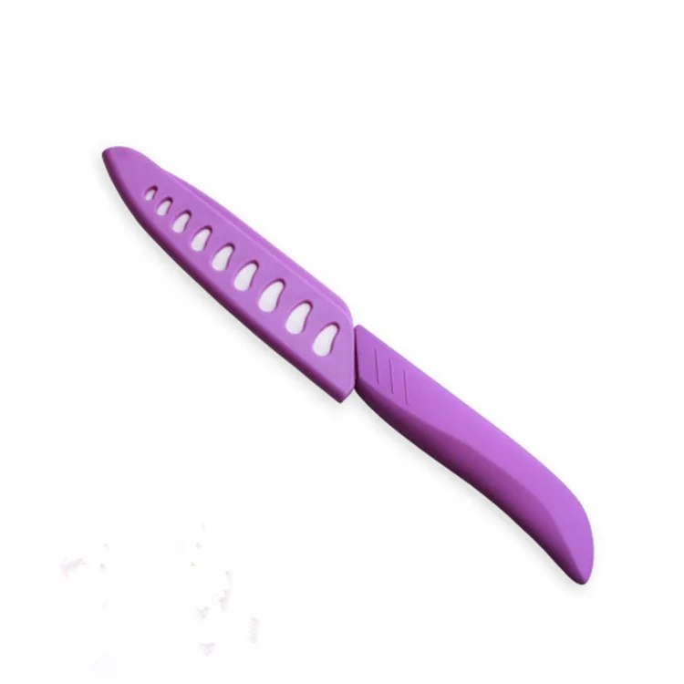 Cheap Sharp Vegetable Fruit Paring Peeling Carving Ceramic Knife With PP sheath blade Cover