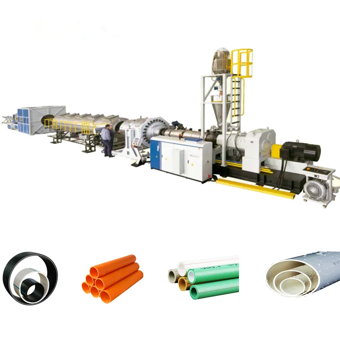 PVC Water Pipe Prices Construction Material making machinery PVC Pipe Extrusion Lines Twin screw Extruders Board making machine