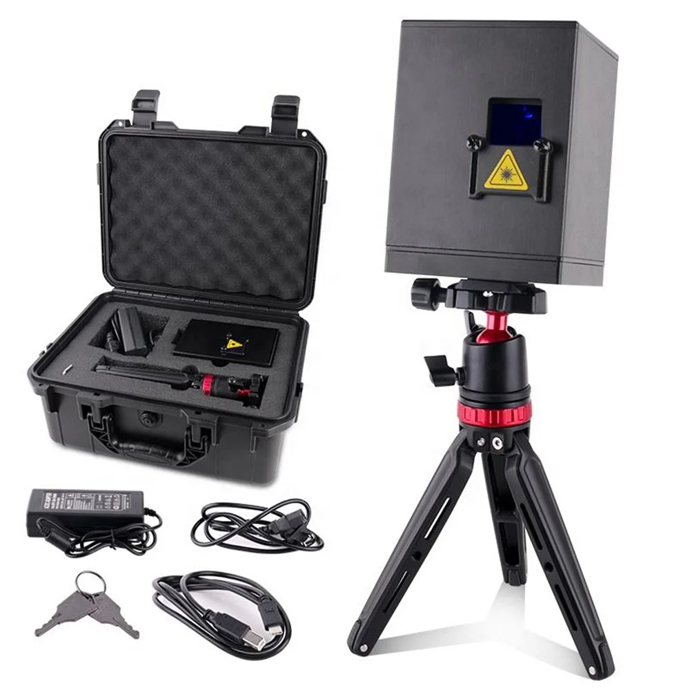 Wifi Laser Cube Projector 3W Animation Laser Projector Pro Wireless APP 3D Laser Cube Light