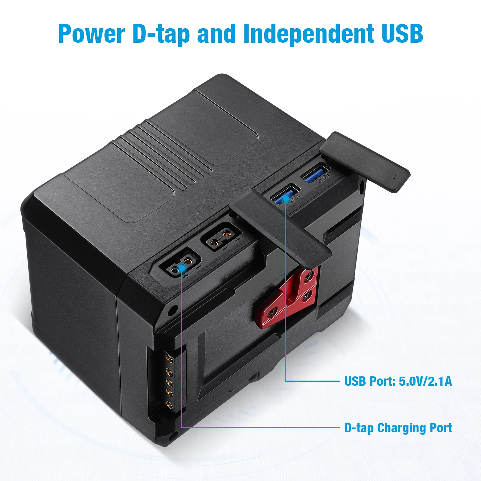 V Mount V Lock 14.8V 15000mAh Rechargeable Li-ion LED Camera Battery For Broadcast Video Camcorder