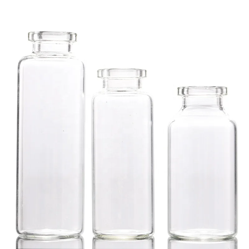 Hot Selling Transparent 2ml 3ml 5ml 10ml 15ml Injection Glass Ampoule Bottles Medical Vial Bottle