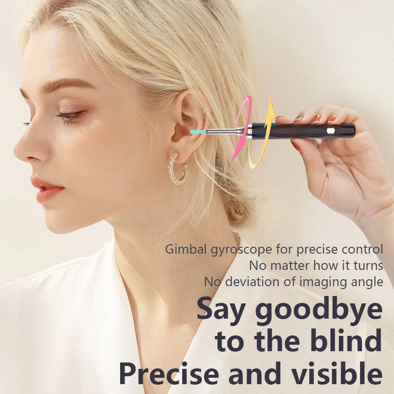Visual Ear Wax Remover Removal Electric Wireless Visual Ear Picking Cleaner Dog Flashlight Visible Earpick Cleaning Set Tool
