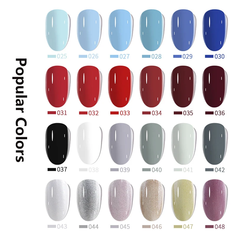 7.5ml AS VIP4 Kit Custom Acrylic Nail Gel Polish UV Gel Wholesale Set 48 Color Gel Nail Polish Private label Enamel