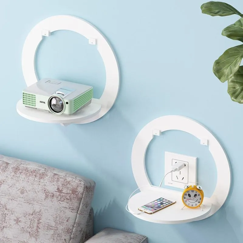 Wifi Router Organizer Box Living Room Tv Set-Top Placement Rack Wall Support Wall-Mounted Wireless Optical