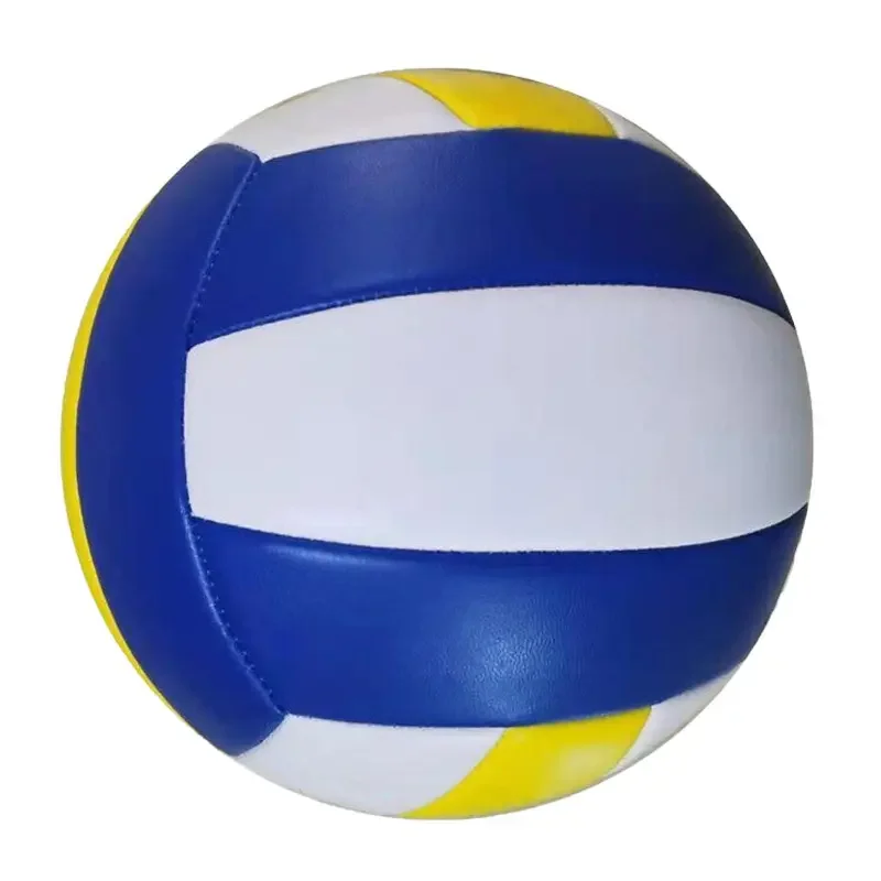 Custom logo, color training volleyball PVC PU beach volleyball official size 5 machine sewing volleyball