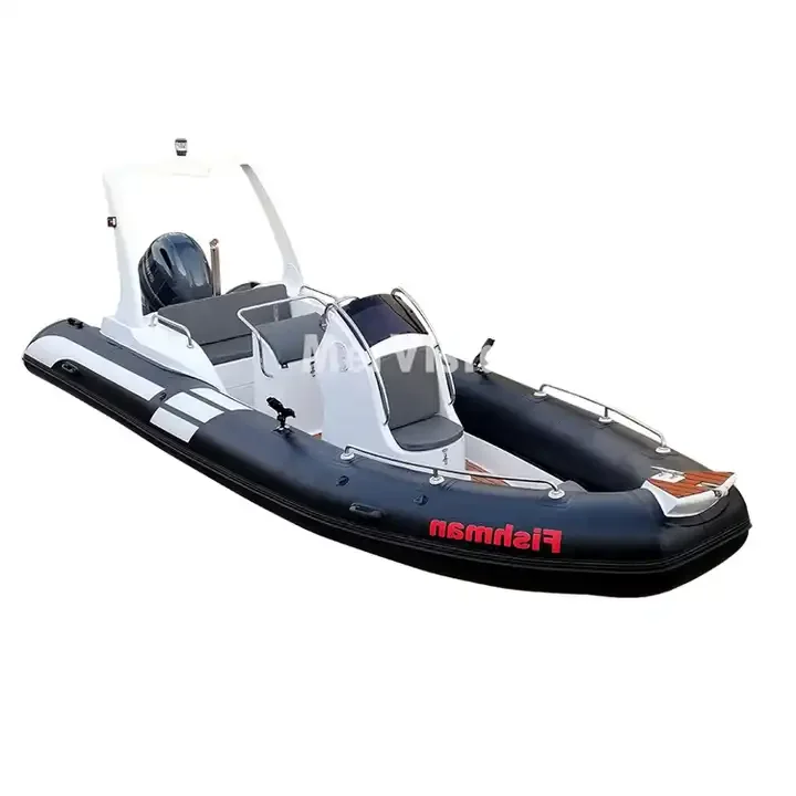 CE 2019 New Design PVC or Hypalon 19Ft  Luxury Zodiac Rib Boat 580 for Sale