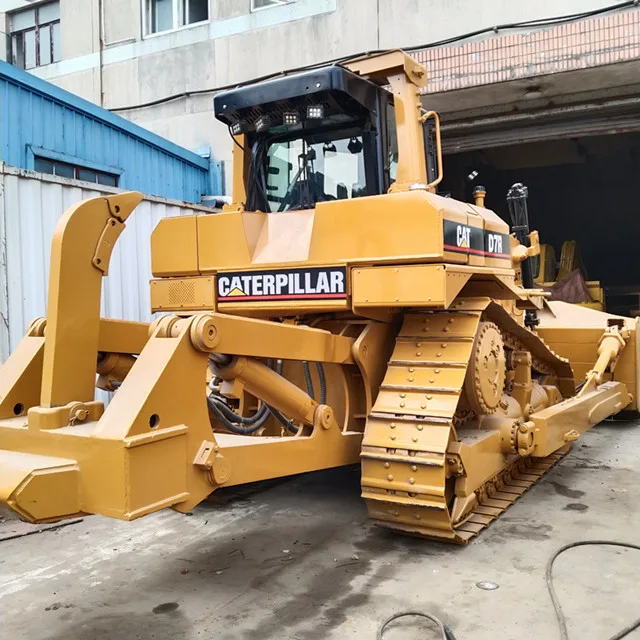 Подержанные бульдозеры Caterpillar D7R подержанные машины cat d7r хорошая цена горячая Распродажа в Китае