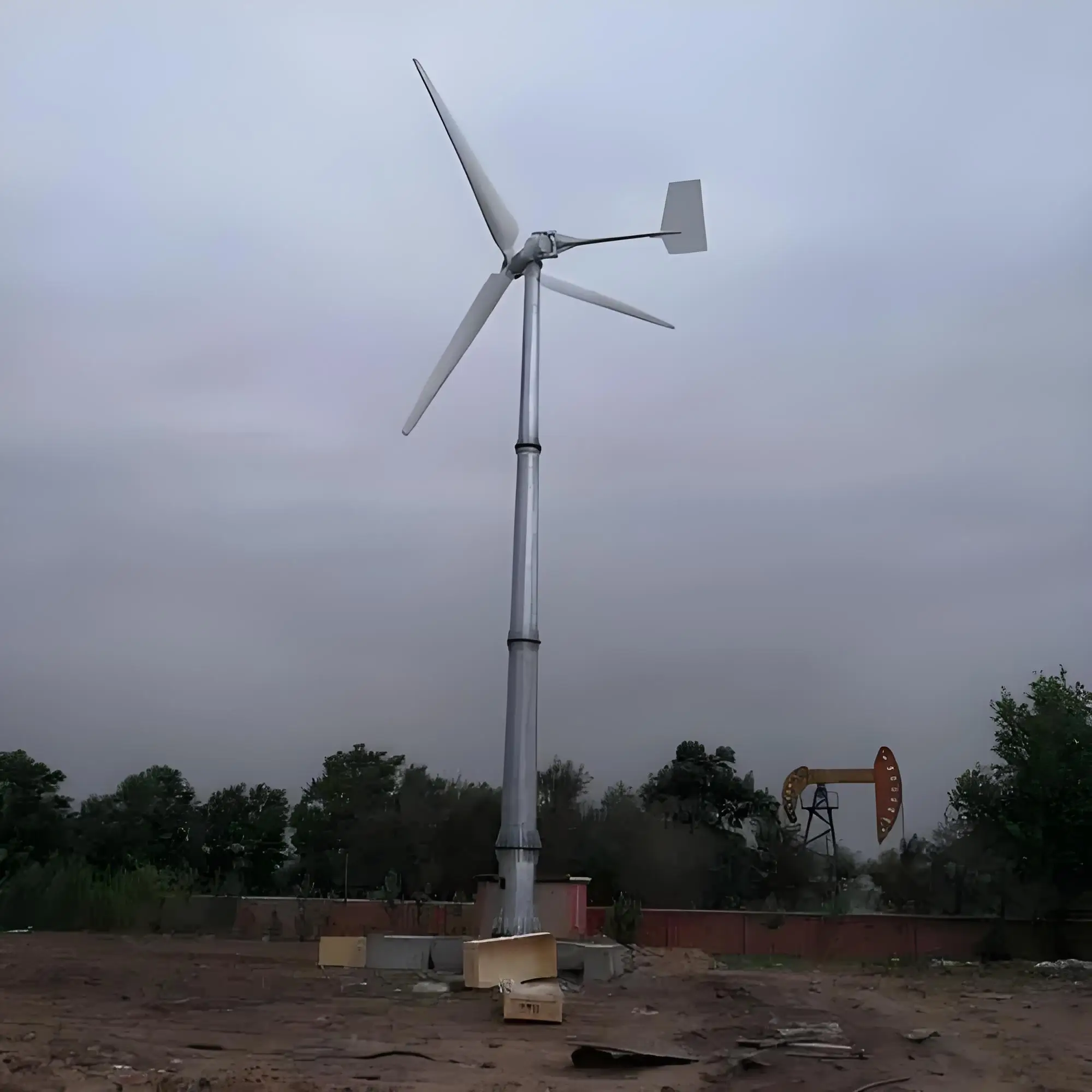 Bergey type tail furling wind generator 15KW on grid system off grid system kit