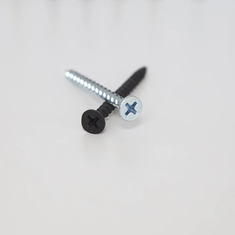 Metric 3.5x25 drywall screw drywall black gypsum board screw drywall screw to wood