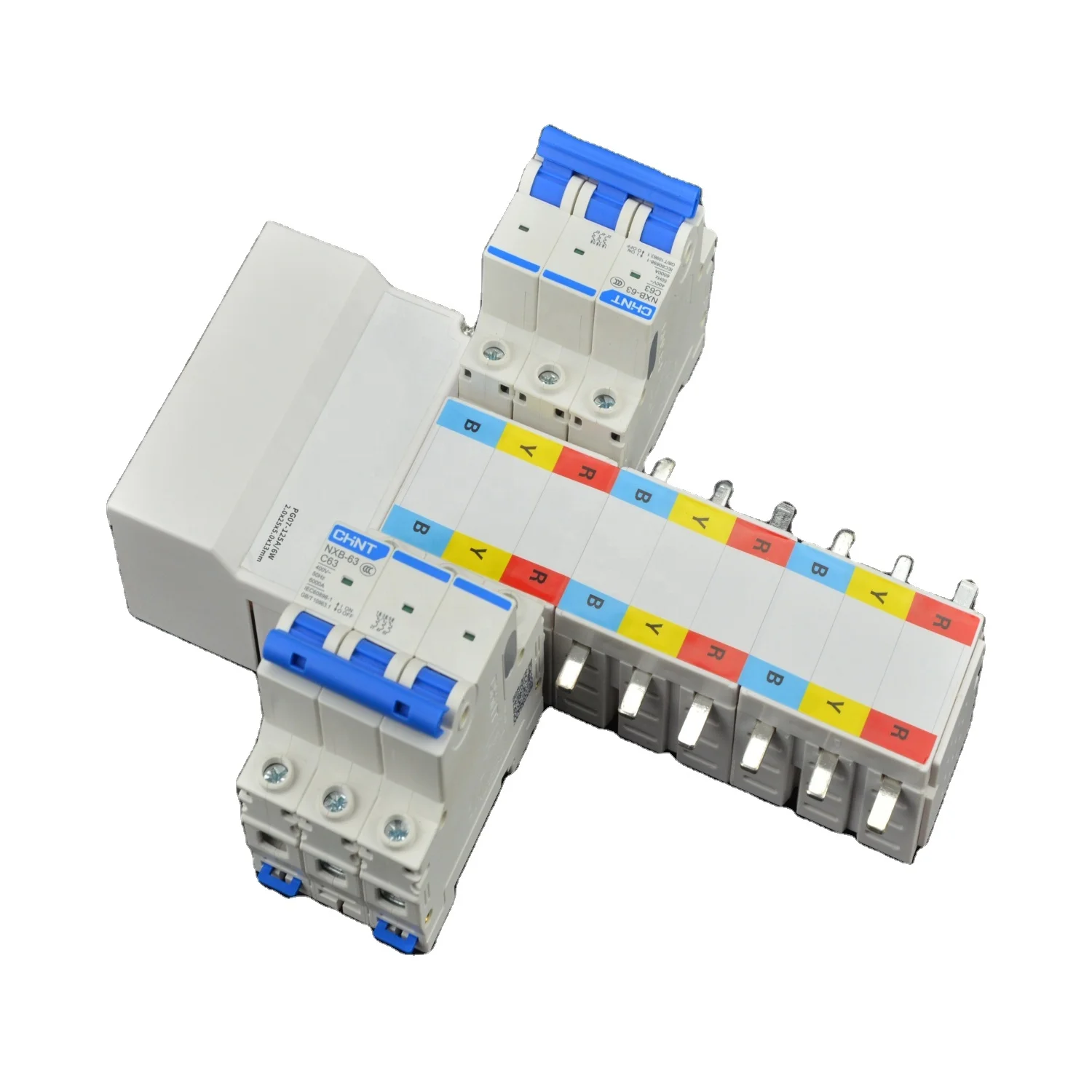 MCCB Copper Busbar Pan Assembly  Bus Bar Distribution Board MCB busabr