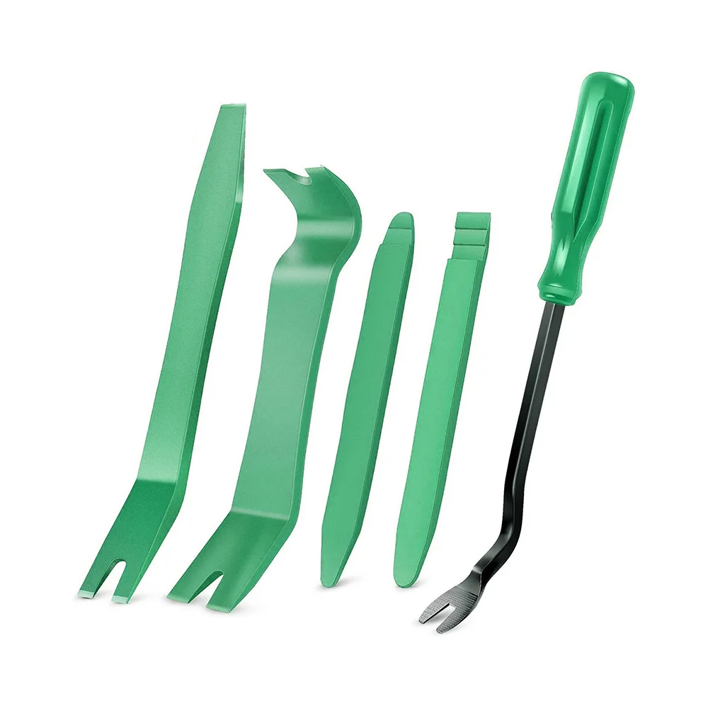 Plastic Pry Tools Car Fastener Rivet Clips Remover Auto Trim Removal Tools Kit For Vehicle Dash Audio Door Panel Window