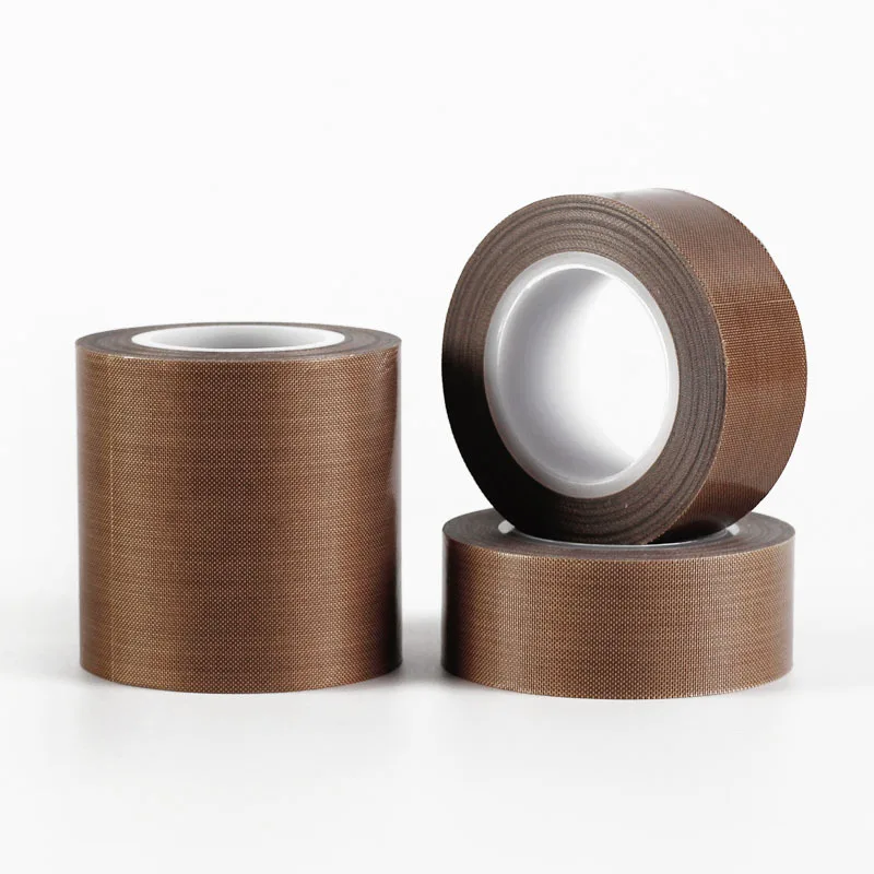 Ptfe Teflonning Coated 12mm Glass Fabric Fiberglass Cloth Fiber Adhesive Thermal Tape Manufacturer