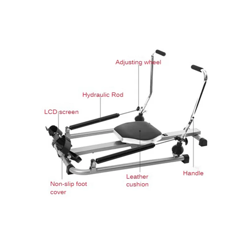 LXY-N711 Indoor Multifunctional Training Machine Cardio Rower Rowing Machine Foldable Air Rowing Machine with LCD Monitor