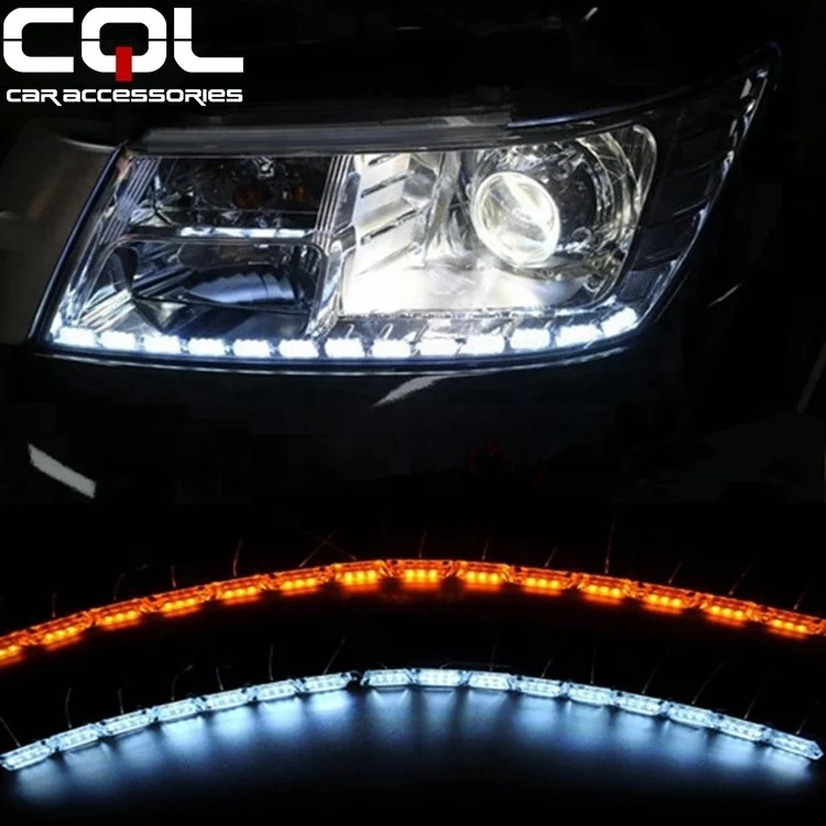  CQL Светодиодные Автомобильные фары 50 см хрустальные слезы drl поворотный свет led