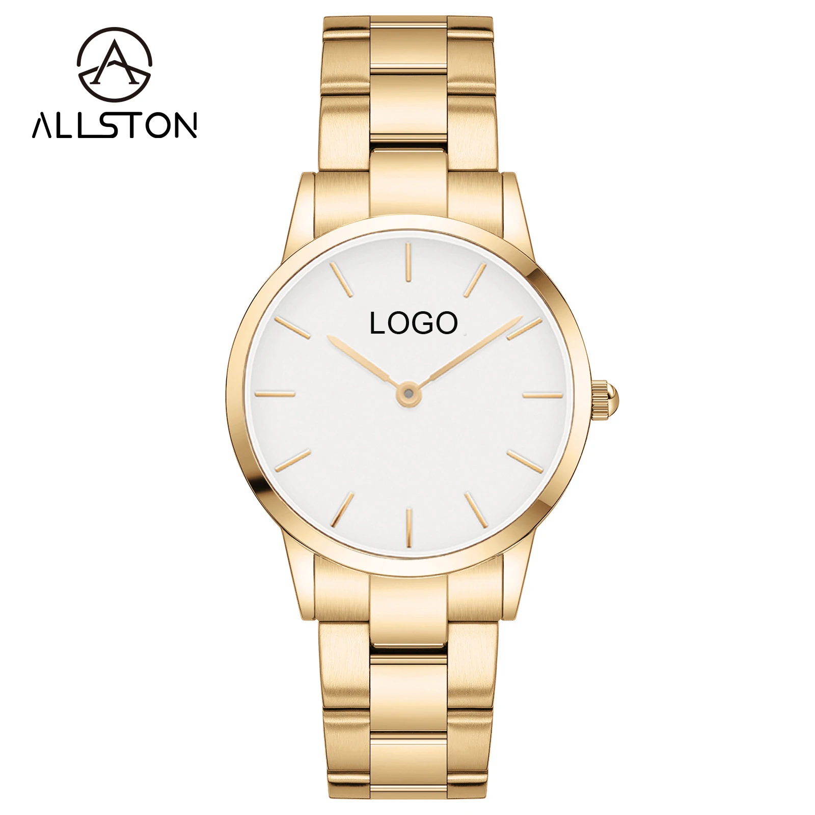 Изготовленные на заказ брендовые ваши собственные кварцевые наручные часы мужские из нержавеющей стали Роскошные модные