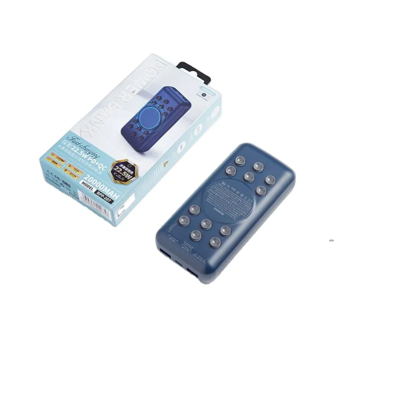Remax RPP-207 22,5 Вт LED Power Bank быстрее портативное зарядное устройство батареи цена Qc3.0 всасывания Беспроводной внешний аккумулятор на 20000 мА * ч