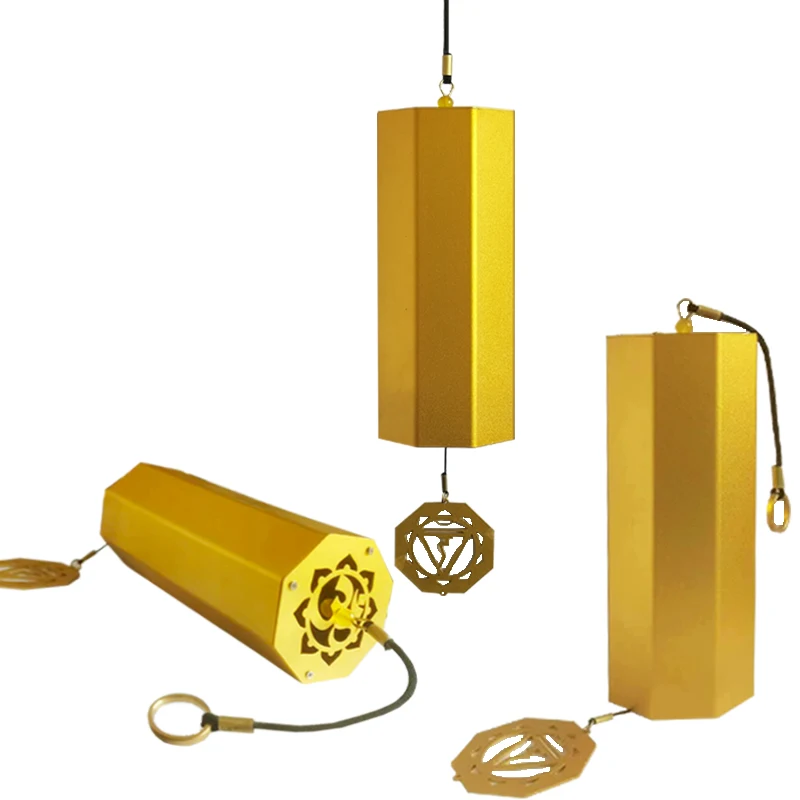top seller Hokema shanti carillon OM Yoga meditation sound healing musical wind chimes handbels for meditation yoga