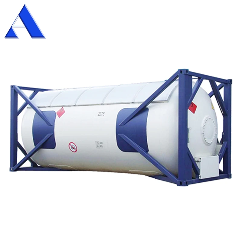 Anhydrous Liquid Ammonia ISO UN Portable Storage T50 Tank Container