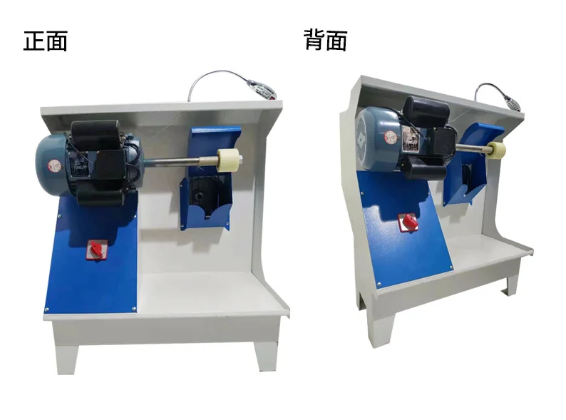 single head dust removal grinding wheel polishing machine for leather in shoe industry