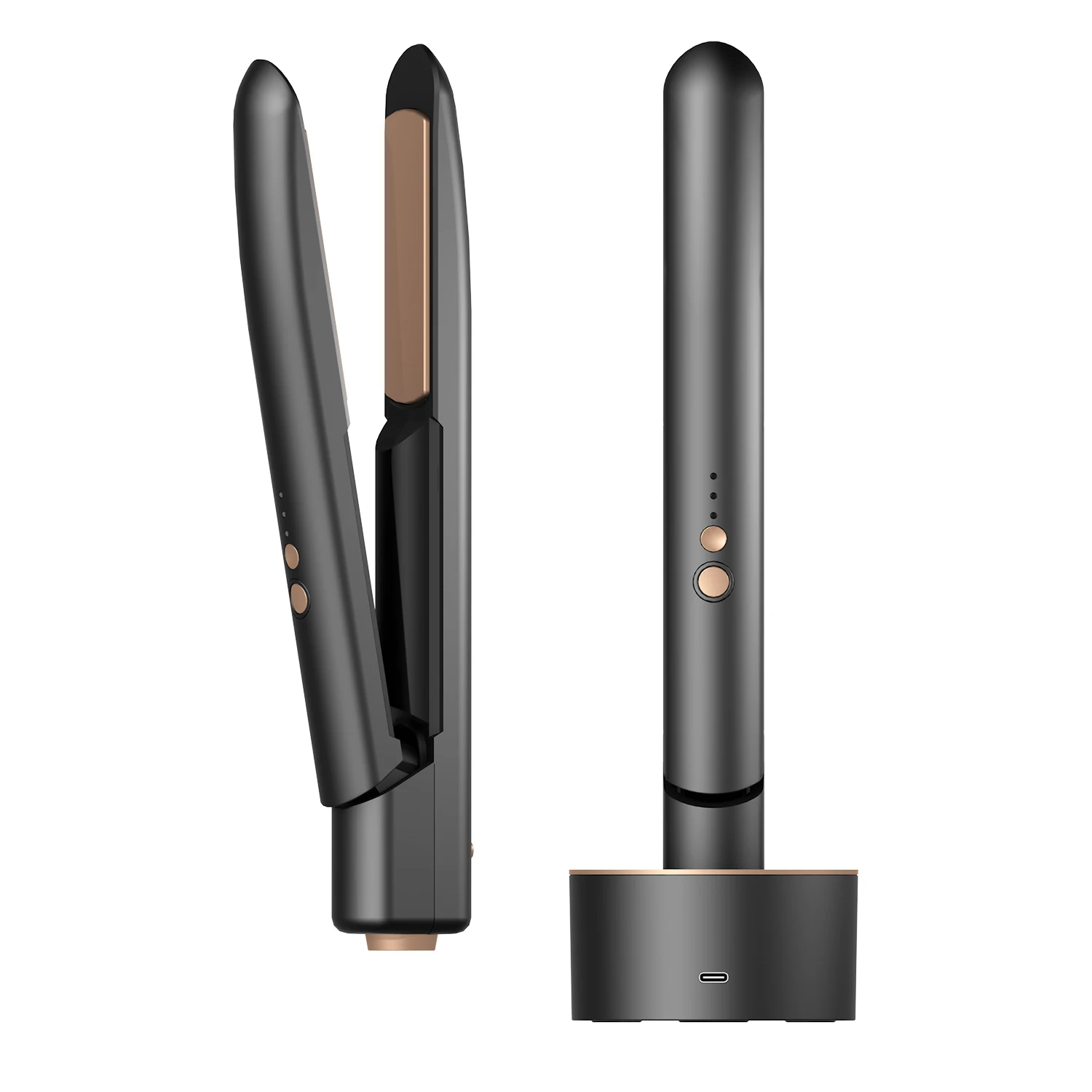 New Cordless Hair Straightener Flat Irons Travel Wireless Straightener Titanium Flat Iron Battery Portable Cordless Hair Straigh