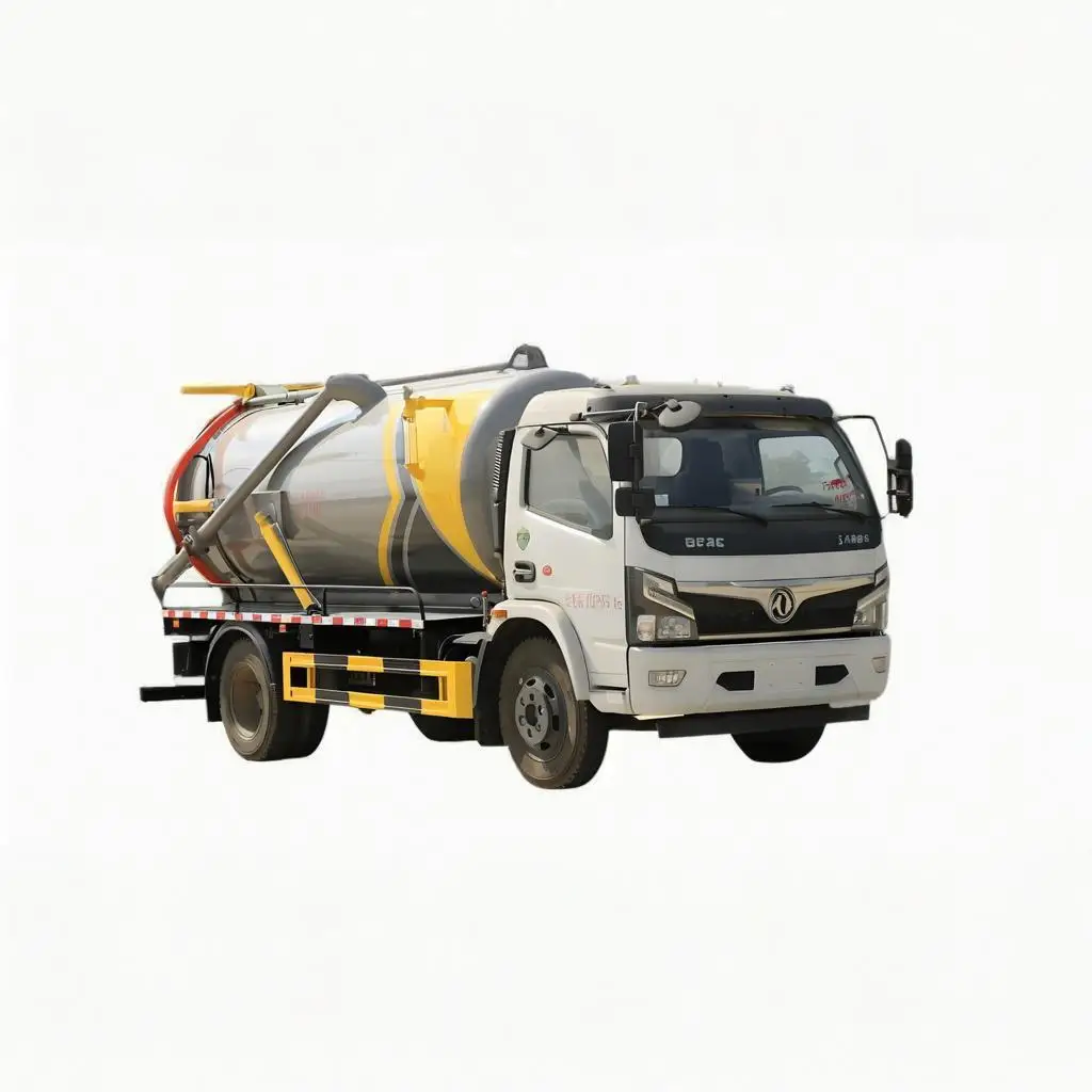 Dongfeng Frica 8 cubic meters of sewage truck municipal pipe dredging car suction car