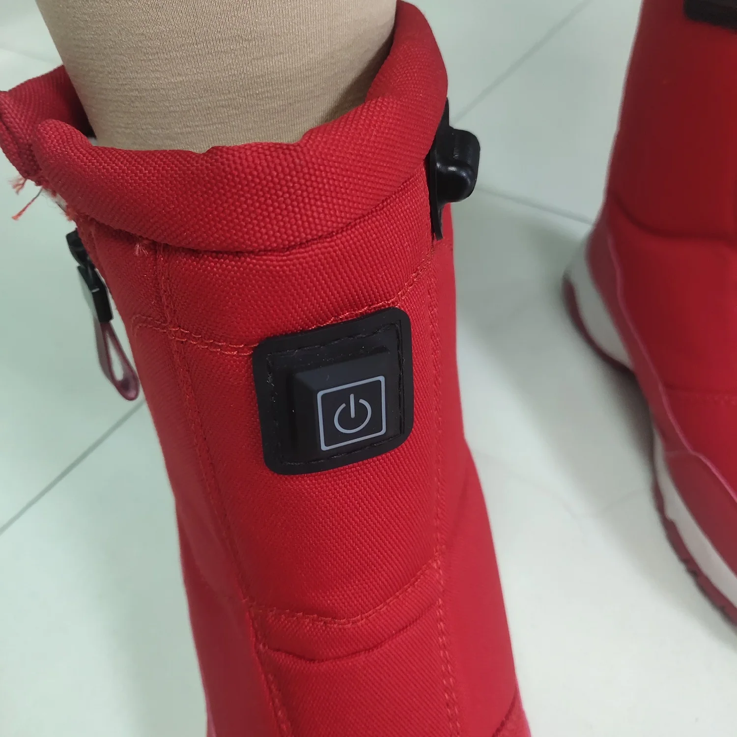 usb heating long winter female women ladies girls fur snow hunting boots for women autumn and winter