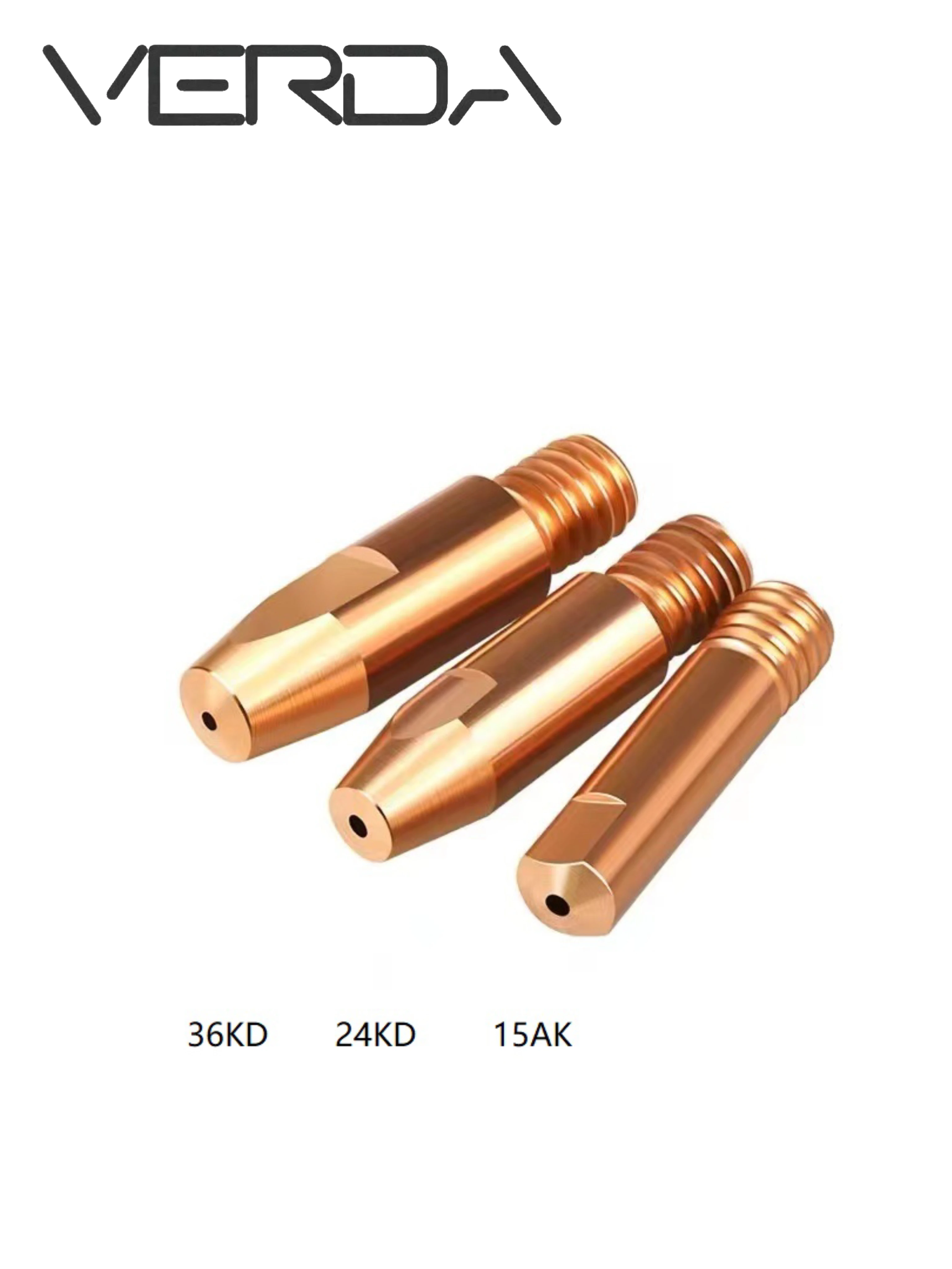 27mm/8mm Copper Welding Torch 24kd Welding Torch Accessories Contact Tip
