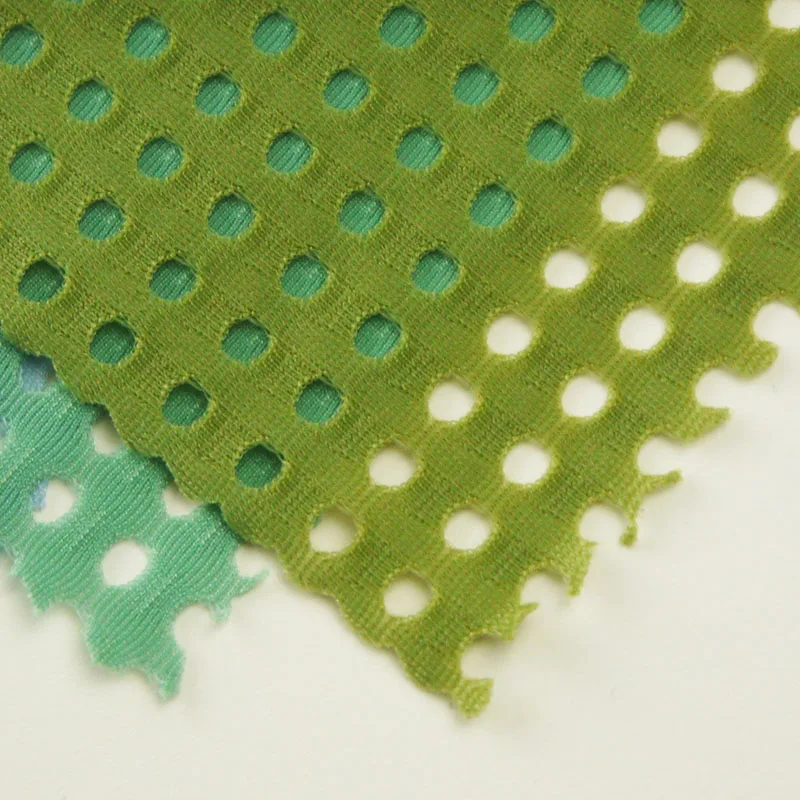 82%nylon 18%spandex breathable 4 way stretch mesh fabric for sports leggings