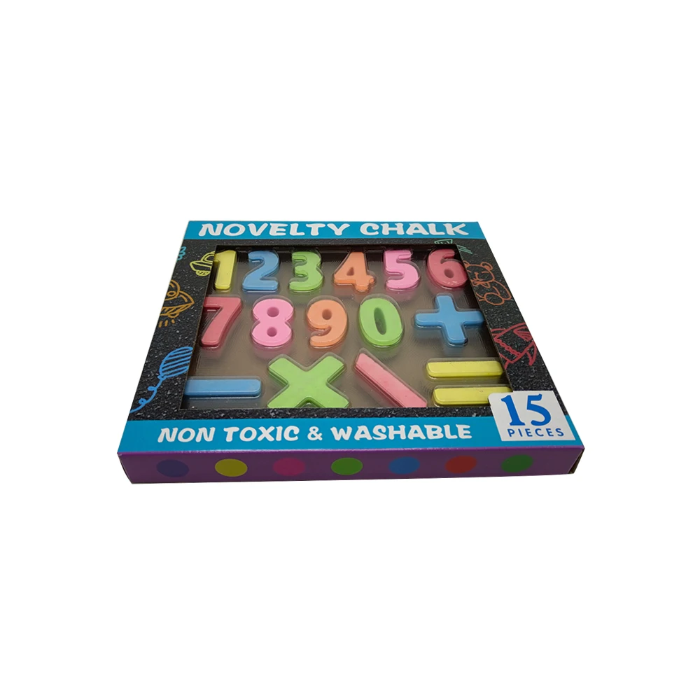 Colorful pop chalk balls street sidewalk chalk toys packaging box