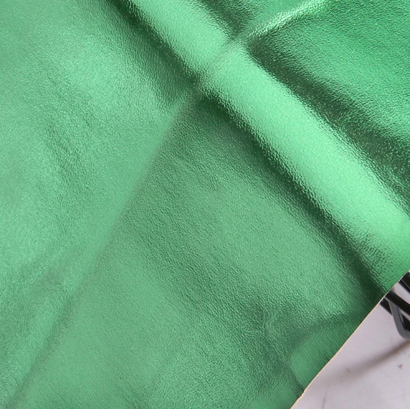 Good quality  smooth PU leather metallic napa faux leather PU synthetic leather for fashion shoes bags