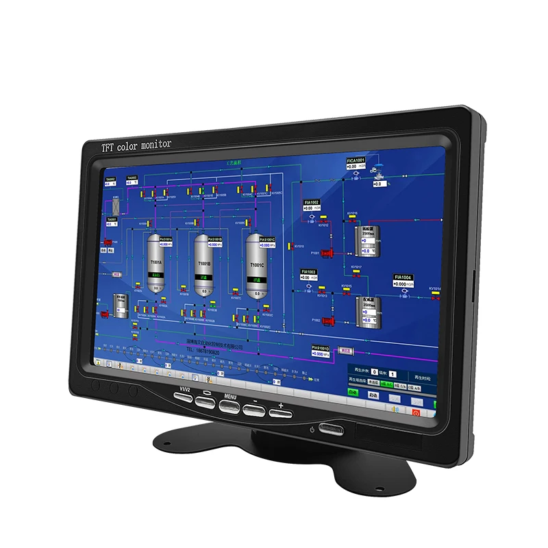 Small Size 7 Inch LCD Color Car TV Monitor 7 Inch LCD VGA Monitor Desktop 7Inch tft LED Monitor 12V