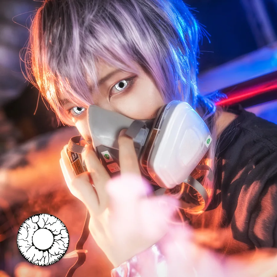 Оптовая продажа, корейские контактные линзы crazy на Хэллоуин, цветные контактные линзы