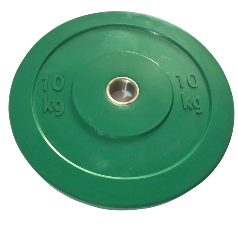 
OEM competition silicone rubber bumper plate weightlifting plate barbell plate for GYM 