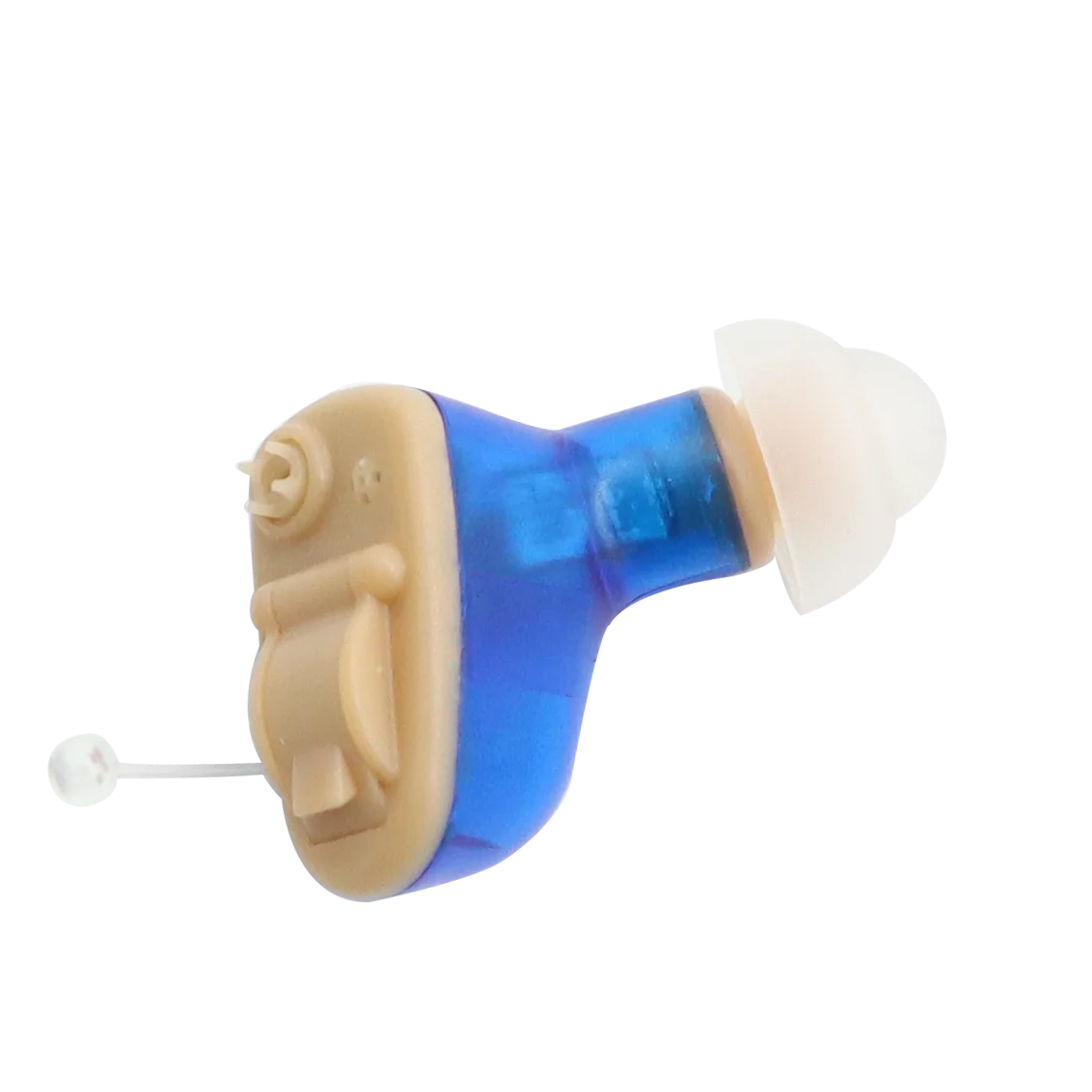 Signia Micro Sound Amplifier hape Red and Blue Cic Invisible Battery Hearing Aid