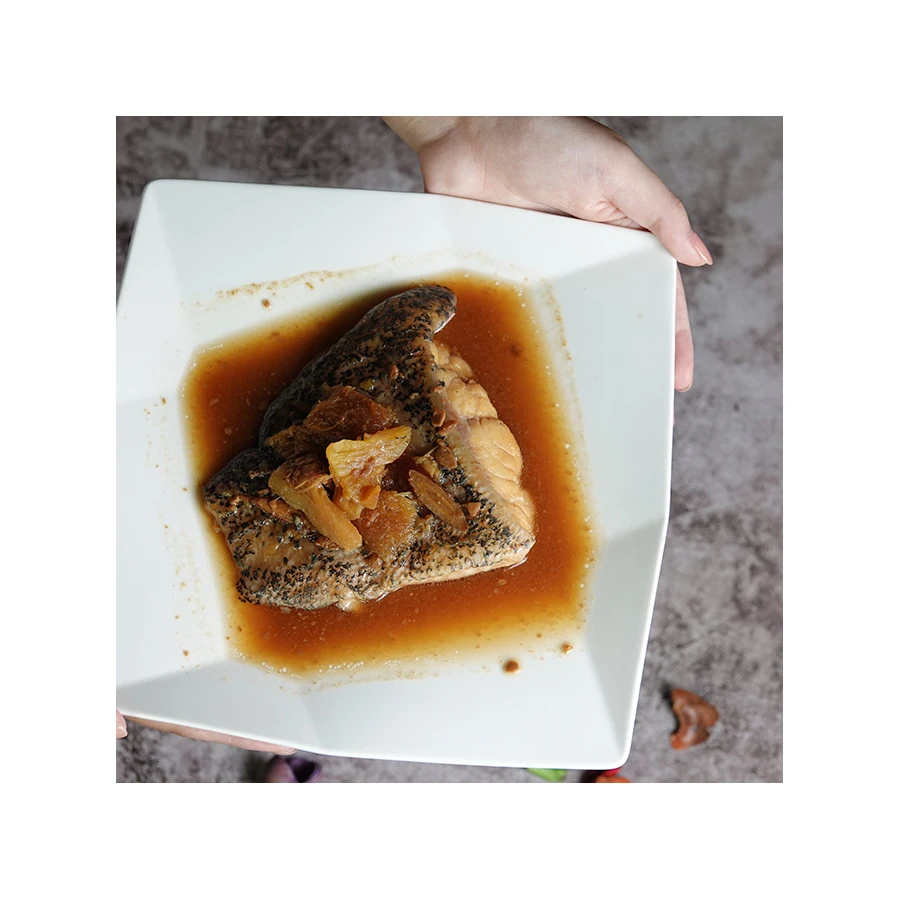 
Dragon Tiger Grouper Fillet (cooked , with fermented pineapple soybean sauce) 