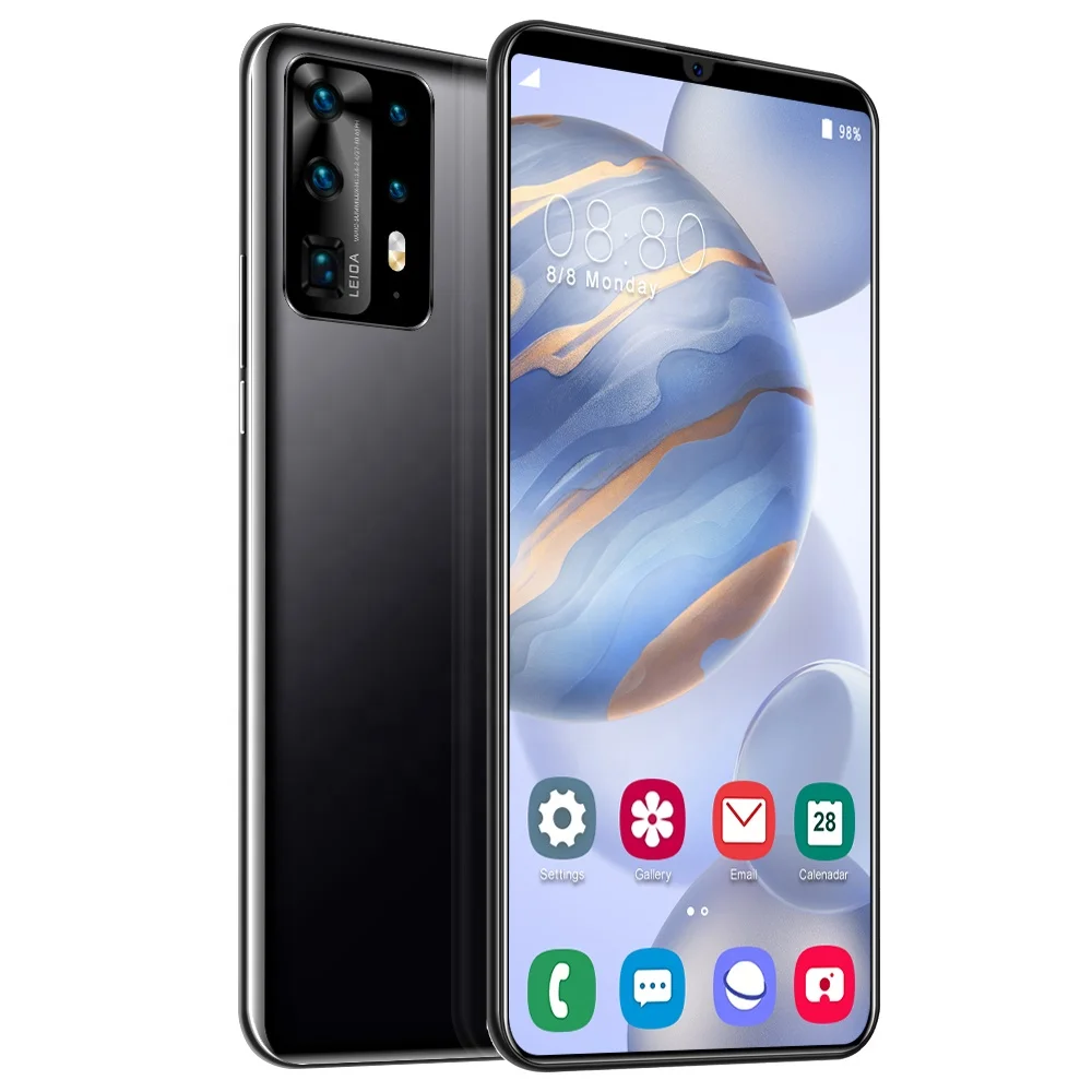  Лидер продаж 2021 мобильный телефон P40 pro 12 Гб + 512 ГБ android 10 0 лидер дешевые