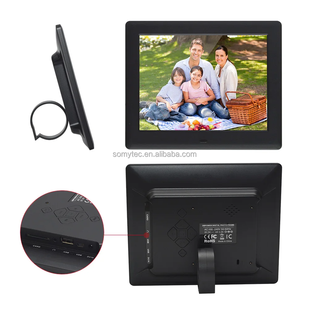 Somy 7 Inch Sexy Video Blue Film Hd Sexy Sex Remote Controller Newest Six Download In Mp4 Digital Photo Frame White